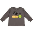 thumbnail image 3 of Inktastic Life Is Sublime- Cute Food Pun Boys or Girls Long Sleeve Toddler T-Shirt, 3 of 5