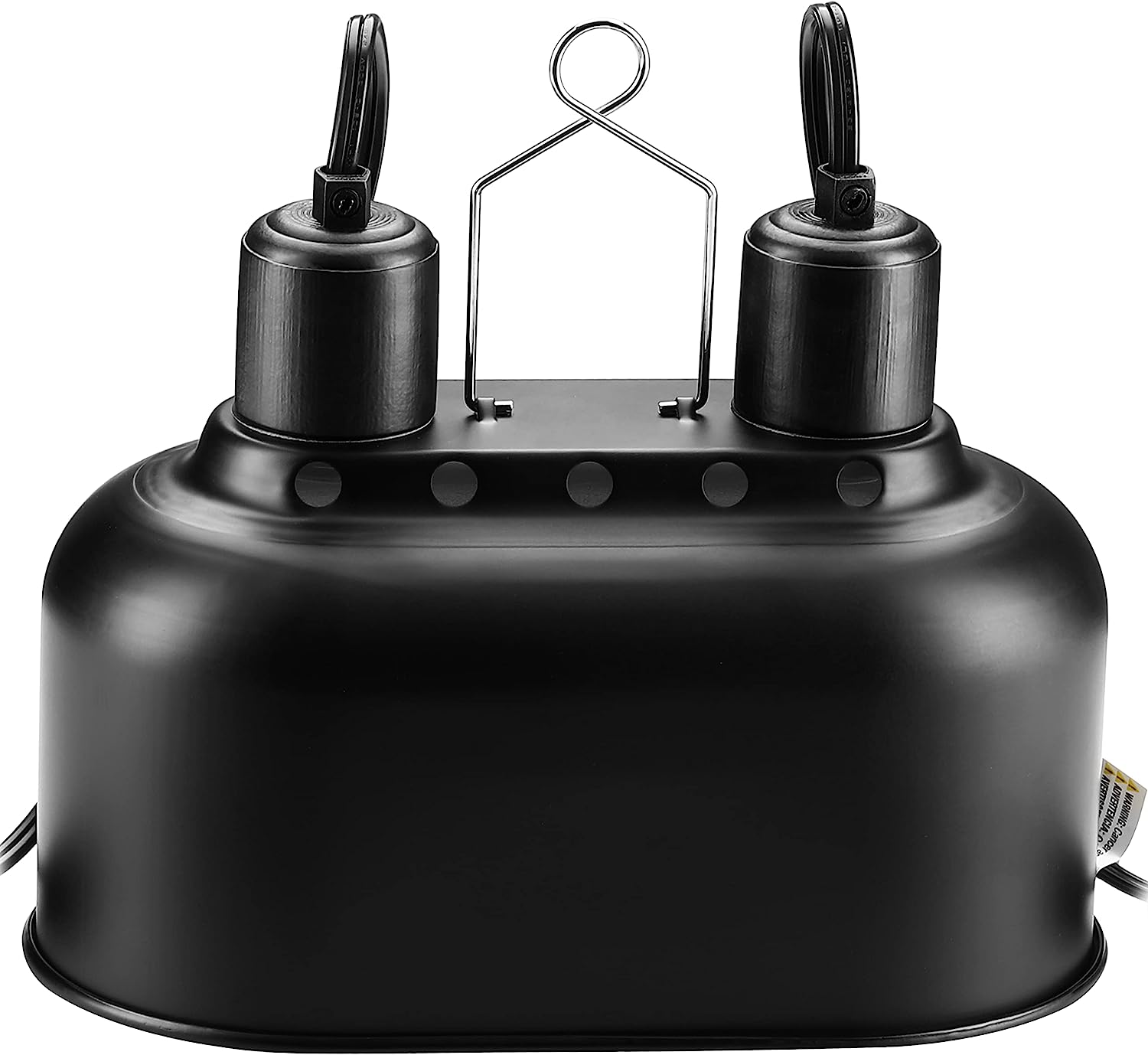 REPTIZOO Reptile Lamp Stand Lamp Double Hanger holder,Light Bracket