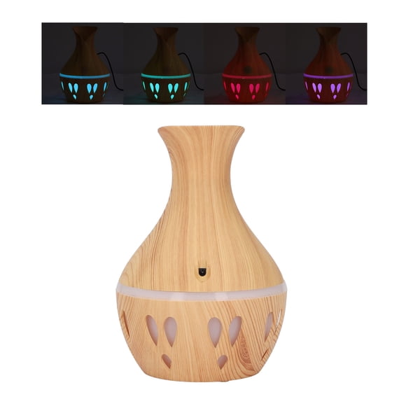 Difusor De Aceites Esenciales De Grano De Madera, Humidificador De Niebla Que Ayuda A Dormir, Apagado Automático, 300ml, Bajo Nivel De Ruido, 5V Para Oficina