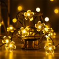 thumbnail image 1 of Cadena de luces JACUXLSS Cherry Blossom, 10 m, 100 LED USB, color blanco cálido, 1 of 9