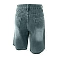 thumbnail image 5 of Women's Mid Rise Baggy Y2K Denim Shorts Distressed Straight Leg Summer Loose Fit Bermuda Jean Shorts Trendy Casual 2025 Cargo Shorts with Pocket, 5 of 5