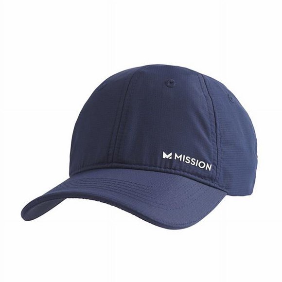 Mission 9026216 Hydro Active Cooling Hat - Blue & Whitem, One Size