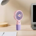 thumbnail image 6 of Qocolhg Mini Portable Fan, Small and Powerful, Cute Design High Speed Personal Handheld Fan, Lightweight USB Rechargeable Fan for Makeup Stylish Girl Women Travel Indoor Outdoor, Pink, Clearance, 6 of 6
