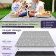 thumbnail image 3 of Picnic Blanket Waterproof 200x200 Outdoor Beach Cover Beach Rug, 3 of 5