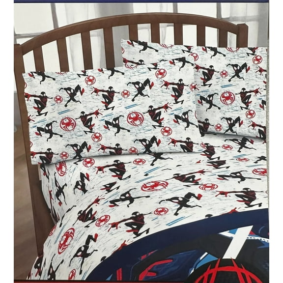 Marvel Spiderman "Escape" Twin Size Sheet Set 3 Pieces Kids Set