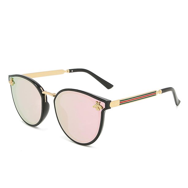 Gafas de sol Little Bee Tendencia de moda Gafas de sol tricolores, hechas de PC y metal