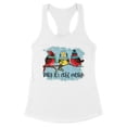 thumbnail image 1 of Birds It's Cold Outside Tank Top Fitted Racerback Women's Small White, 1 of 5