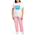 thumbnail image 4 of CafePress - Professor Profession Funny Typography Quot Pajamas - Women's Short Sleeve Print T-Shirt and Pants Light Cotton Pajama Set, 4 of 7