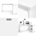 thumbnail image 3 of Escritorio Esquinero (L) ISTO PARA TI Homeoffice Estudiantil color Blanco material MDP, 3 of 5