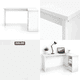 thumbnail image 3 of Escritorio Esquinero (L) ISTO PARA TI Homeoffice Estudiantil color Blanco material MDP, 3 of 5