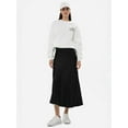 thumbnail image 5 of High Waist Satin Midi Skirt, 5 of 6