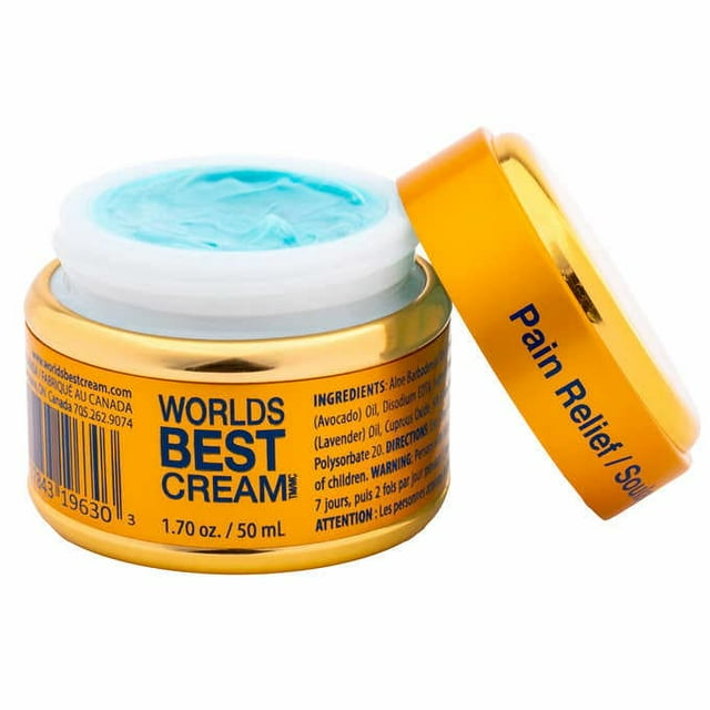 Worlds Best Crème Soulagement de la Douleur - 2 x 50 g