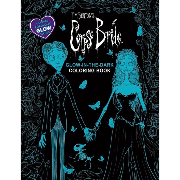 Glow-In-The-Dark Coloring Tim Burton's Corpse Bride Glow-In-The-Dark Coloring Book, (Paperback)