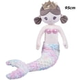 thumbnail image 1 of Adorable Cartoon Mermaid Plush Doll Soft Stuffed Toy Kid Hugging Pillow(55cm), 1 of 7