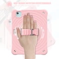 thumbnail image 3 of for iPad Air 11" 2025/2024 Case, Durable Protection Case with Rotate Stand, Portable Hand Strap & Shoulder Strap Pencil Holder, Case for iPad Pro 11" 2022/2021/2020/2018/iPad Air 5th/4th, Pink, 3 of 18