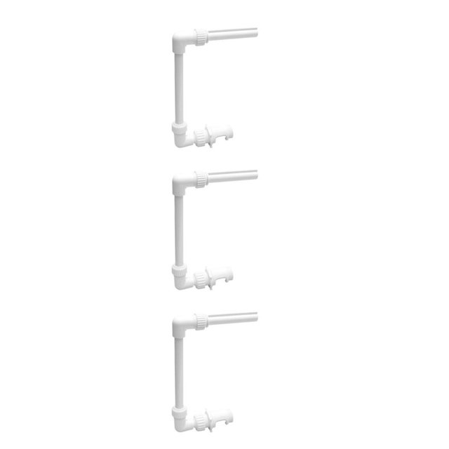 Transemion Sturdy And Durable Waterfall Fountain Pool Sprayer For Versatile White Easy white 3Set