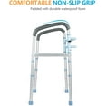 Oasisspace Stand Alone Toilet Safety Rail, Heavy Duty Medical Toilet