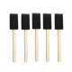 thumbnail image 3 of 24pcs 1 Inch Sponge Wood Handle Paint Brush Set 10 Pack Lightweight Durable for Acrylics Stains Varnishes Crafts Art, 3 of 5