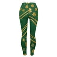 thumbnail image 5 of Oksale St.Patrick Day High Waisted Leggings for Women Cozy Stretch Tummy Control Yoga Pants Funny Print Holiday Tights Soft Workout Plus Size Pants Green L, 5 of 10