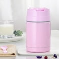 thumbnail image 4 of Thermal Lunch Box, Portable Thermal Food Container, Pink For Home Picnic Office, 4 of 8