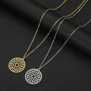 Hollow Out Ladinets Stainless Steel Pendant Women's Slavic Talisman