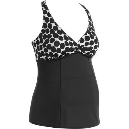 Maternity Halter Swimdress Two-Piece Swimsuit