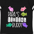 thumbnail image 4 of Inktastic Papa's Fishing Buddy with Colorful Fish Boys or Girls Toddler T-Shirt, 4 of 5