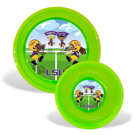 BabyFanatic Toddler & Baby Safe Plate & Bowl Set - NCAA LSU Tigers