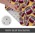thumbnail image 3 of Non Slip Door Mat, purple American football orange Fast Drying Bath Tub Mats, Absorbent Bathroom Rugs Entrance Welcome Mat, Bath MatS for Tub, Floor, Home, Kitchen, Hotel,16x24in, 3 of 7