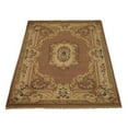 thumbnail image 3 of Rugsotic Carpets Hand Knotted Aras, Oriental Wool Area Rug, Peach, 6'x9', 3 of 5