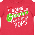 thumbnail image 4 of Inktastic Going Golfing with My Pops Kids Golf Boys or Girls Toddler T-Shirt, 4 of 5