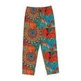 thumbnail image 4 of Haiem Mandala Colorful Women's Pajama Pants Ultra Lightweight Pjs Bottoms Sleepwear Bottom Pants With Pocket Drawstring-X-Large, 4 of 9