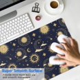 thumbnail image 4 of Long Mouse Pads for Desk,Blue Sun Moon Star Pattern Desk Mats on Top Of Desks, Desk Mouse Pad Extra Large with 3mm Non-Slip Base and Stitched Edge for Gaming,Office,Work,Home 31.5"x11.8", 4 of 6
