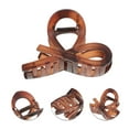 thumbnail image 2 of Unique Bargains 1 Pc Grace Cross Hair Clips for Home Matte Amber, 2 of 5