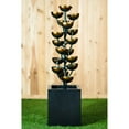 thumbnail image 2 of Stacked Cups Cascading Outdoor Garden Fountain - 37.5", 2 of 5