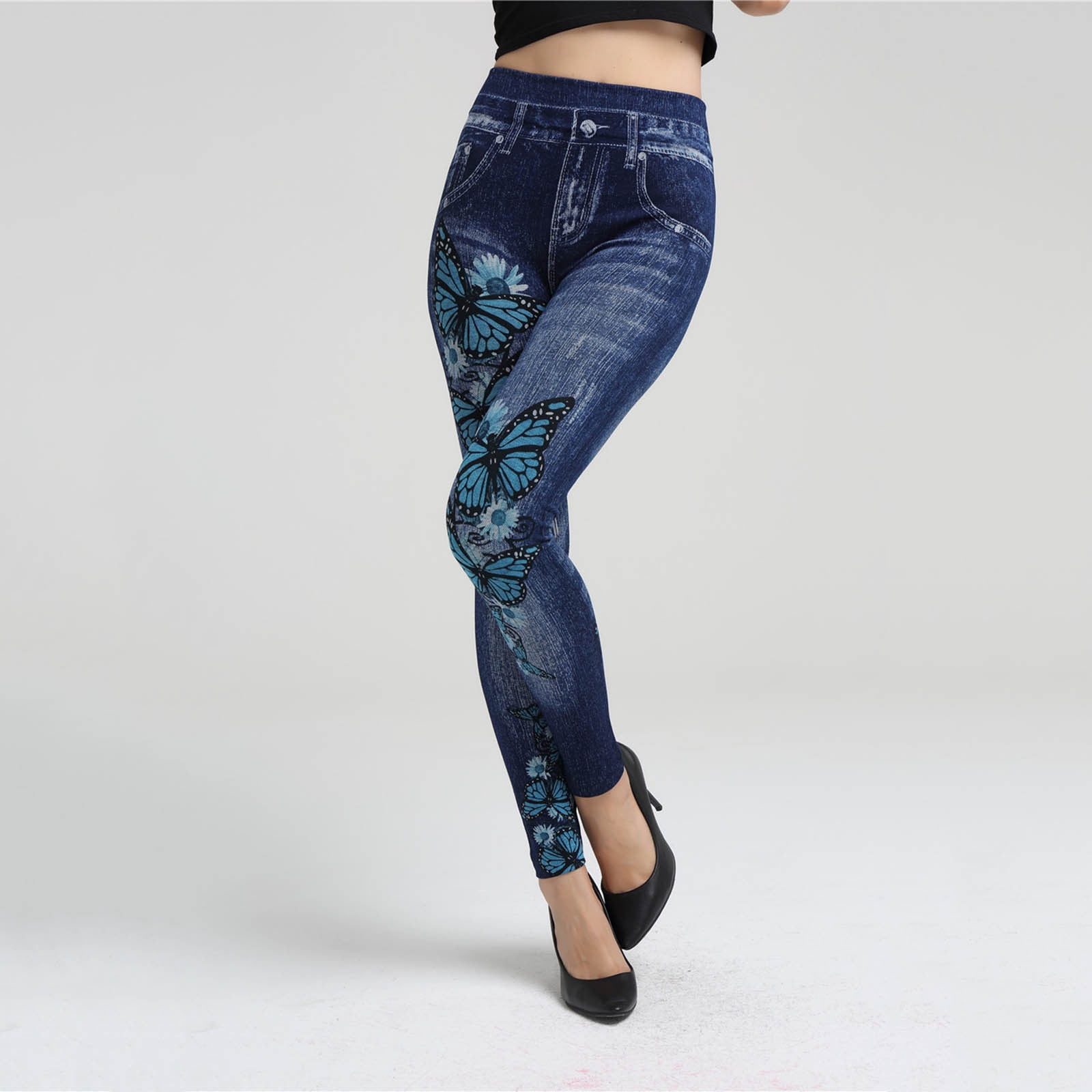 Legging imitation jean femme best sale