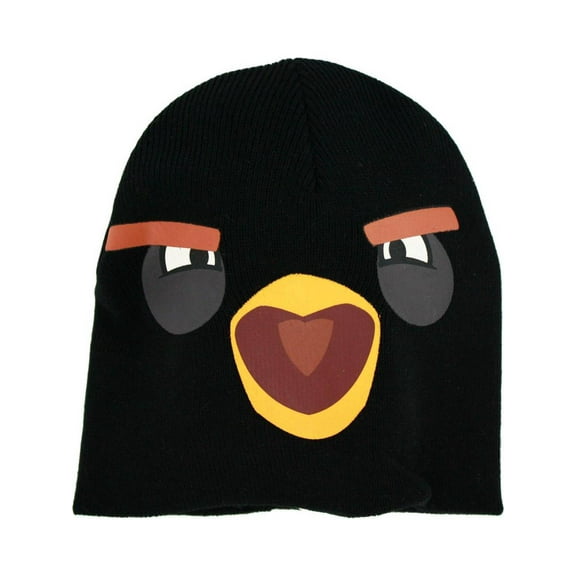 Angry Birds Black Bird Big Face Knit Cap