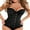 Black, variant on Women Floral Lace Up Corset Overbust Lingerie Waist Cincher Shapewear Top Plus Size Waist Slimming Bustier