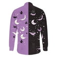 thumbnail image 7 of Awdenio Mens Shirts Long Sleeve Cute Halloween Shirts Print Casual Vintage Classic Golf Shirt, 7 of 7
