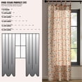 thumbnail image 5 of Urban Shop 38" x 84" Sheer Single Curtain Panel, Mushroom Print, 5 of 8