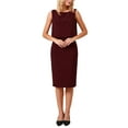 thumbnail image 2 of Vestidos de oficina sin mangas para mujeres INSPIRE CHIC, 2 of 5