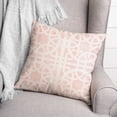 thumbnail image 2 of Creative Products Geo Blush Tile Quad Pattern 18x18 Spun Poly Pillow, 2 of 2
