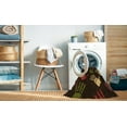 thumbnail image 2 of Ahgly Company Machine Washable Indoor Round Transitional Saddle Brown Area Rugs, 3' Round, 2 of 7