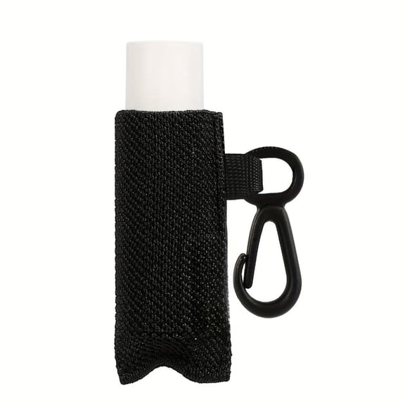 hejhncii Elastic Lip Balm Lipstick Holder Keychain Waterproof Travel Clip On Cosmetic Storage Solution for Women Girls