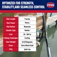 thumbnail image 4 of Penn Carnage III Boat Conventional Casting Fishing Rod, 7’, Loads 50 – 100 Lbs, Black, 4 of 10