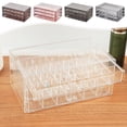 thumbnail image 1 of MTBLYS Jewellery Storage Box Transparent Multi-Layer Large Capacity 72 Grids Ring Earring Necklace Bracelet Organizer Plastic Home Drawer, 1 of 7