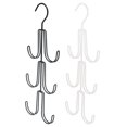 thumbnail image 2 of Joernso Closet Storage Hanger Great Load Bearings 3 Layers 6 Hooks Anti-slip Heavy Duty Multi-use Shoulder Bag Scarf Ties Cap Necklace Hanging Organizer, 2 of 8