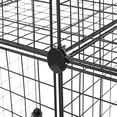 thumbnail image 2 of Estantes de almacenamiento de rejilla de alambre de 6 cubos, cubos apilables de 14 x 14 pulgadas, color negro Genérico industrial, 2 of 4