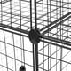 thumbnail image 2 of Estantes de almacenamiento de rejilla de alambre de 6 cubos, cubos apilables de 14 x 14 pulgadas, color negro Genérico industrial, 2 of 4