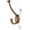 Antique Bronze, variant on khtumeware 5 Pack Adare Double Prong Decorative Modern Decor Wall Hook | Antique Bronze Hook for Coats, Hats, Backpacks, Bags | Hooks for Bathroom, Bedroom, Closet, Entryway, Laundry Room, Office